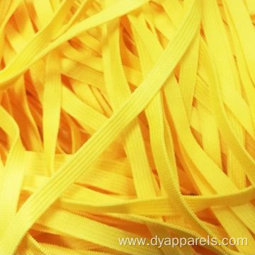 1/4 Inch Wide Yellow Elastic Cord